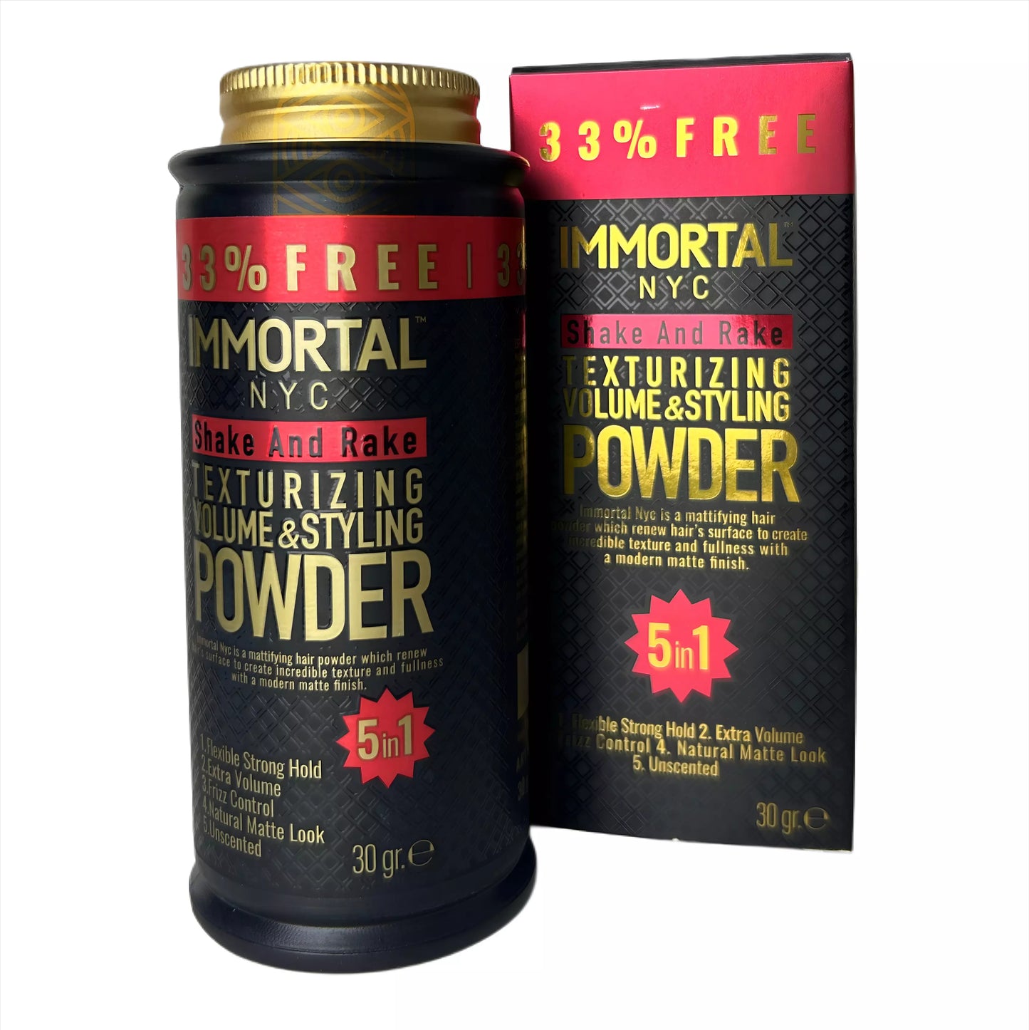 IMMORTAL NYC POLVO TEXTURIZADOR VOLUME&STYLING 5IN 1 20Gr